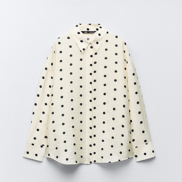 Zara Tops - Zara Polka Dot blouse